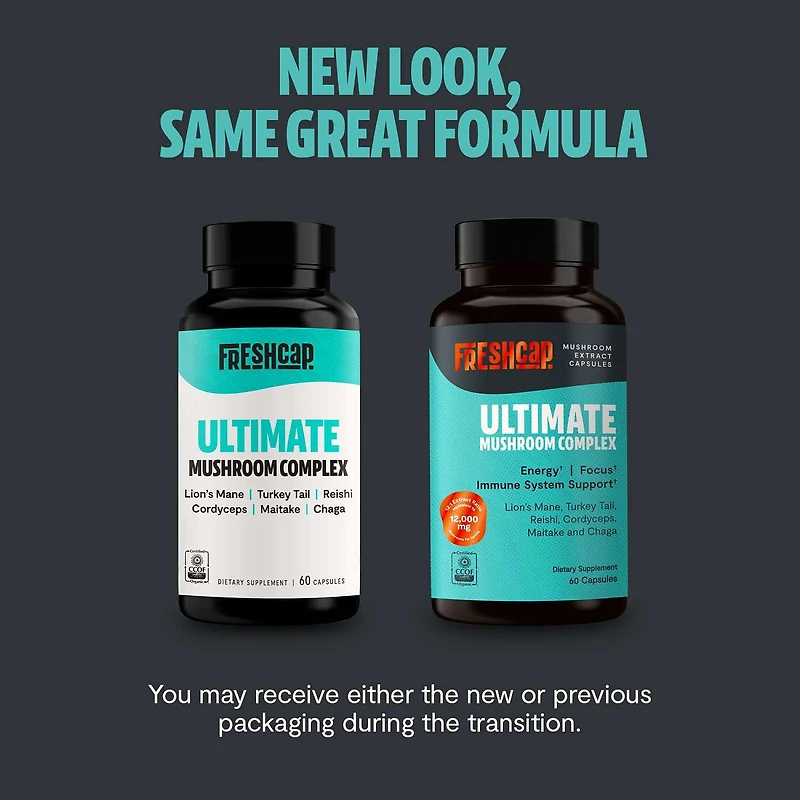 Ultimate Mushroom Complex - 60 Capsules (30 Servings)