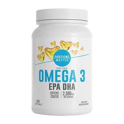 Omega 3 Fish Oil - 60 Softgels (30 Servings)