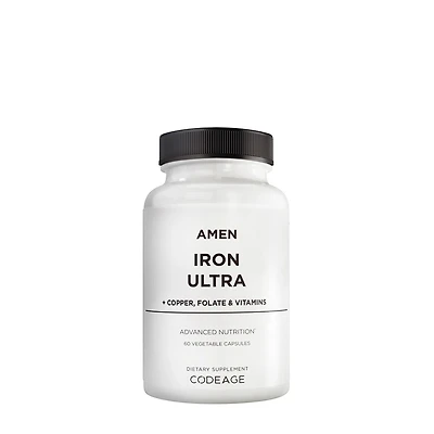 Codeage Amen Vitamin B - Iron Ultra 60 Capsules (60 Servings)