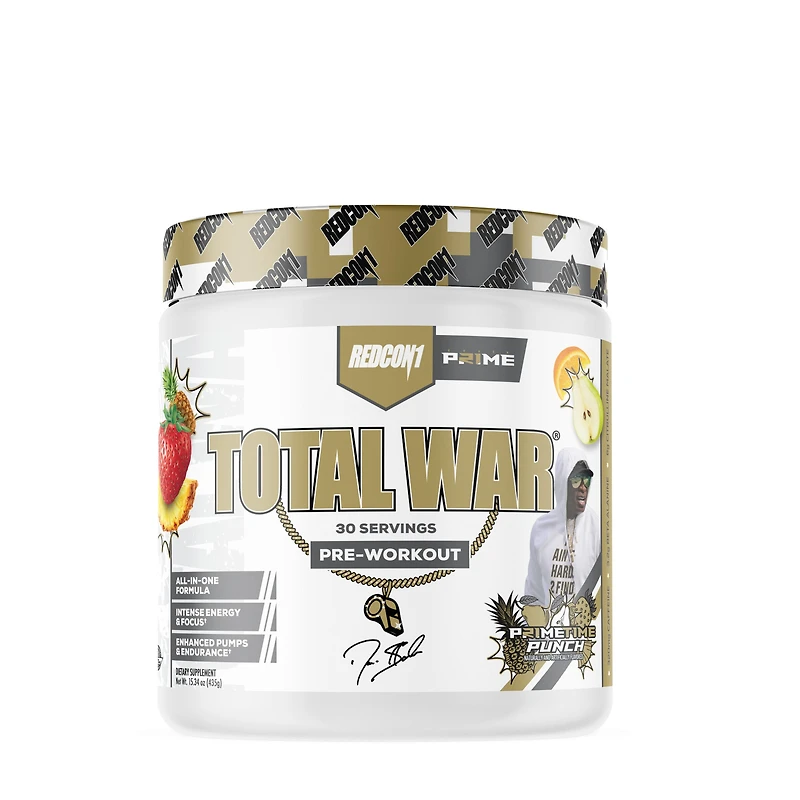 REDCON1 Total War Pre-Workout X Deion Sanders - Prime Time Punch (30 Servings)