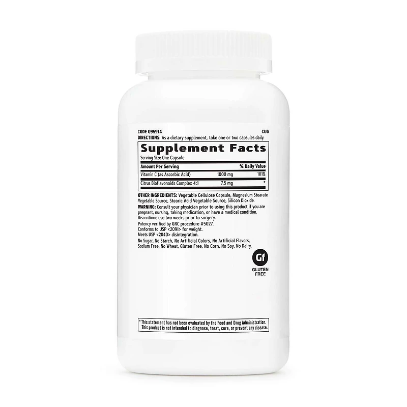 Vitamin C 1000mg - 180 Capsules (180 Servings)