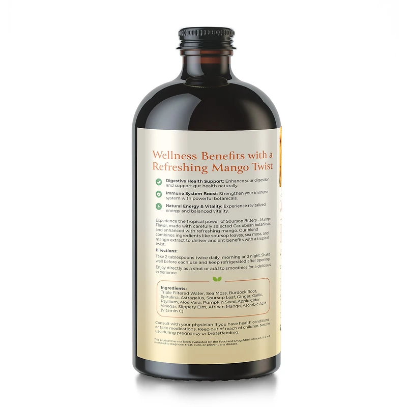 Soursop Bitters - Mango - 16 fl oz (64 Servings)