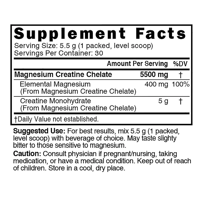 Magnesium Creatine (30 Servings)