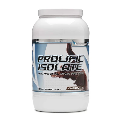 G6 Sports Prolific Isolate - Chocolate (40 Servings) 3 lbs.