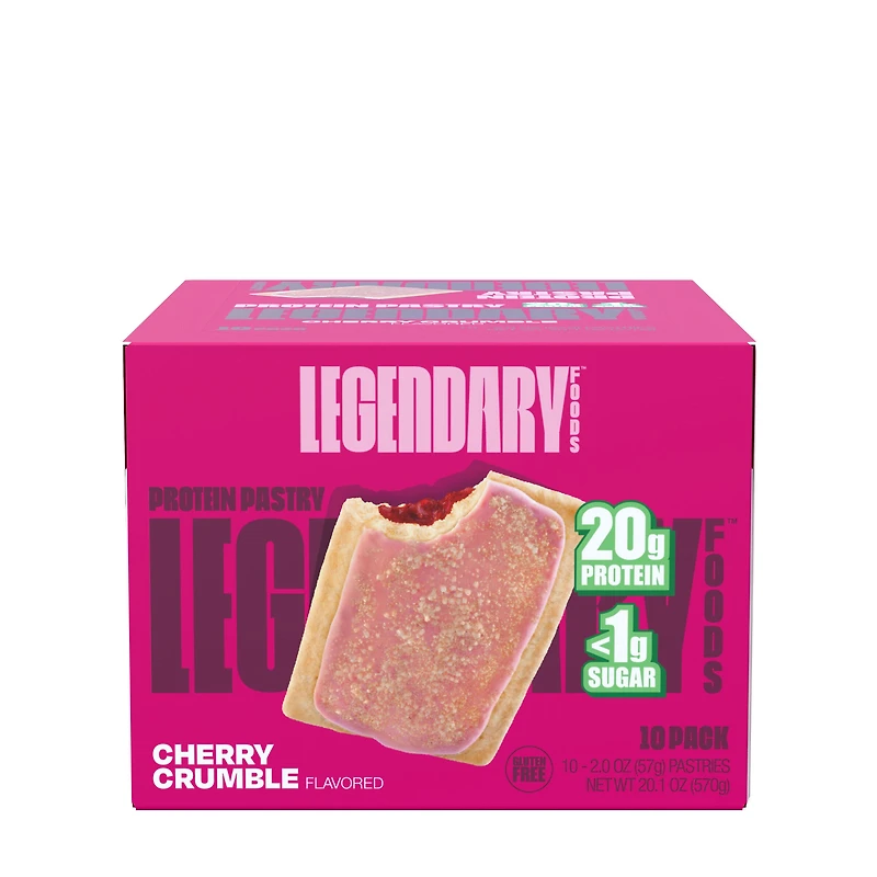 Legendary Foods Protein Pastry - Cherry Crumble (10 Pastries)
