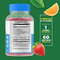 Sugar Free B Complex with Vitamin C - 60 Gummies (60 Servings)