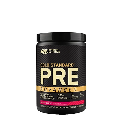 Optimum Nutrition Gold Standard Pre Advanced - Berry Blast (20 Servings)