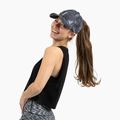 Oak and Reed Ponytail Hat - Stone 1