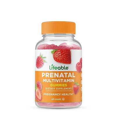 Lifeable Prenatal Multivitamin - 60 Gummies (30 Servings)