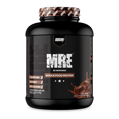 REDCON1 Mre Meal Replacement - Fudge Brownie (30 Servings) 25 Servings