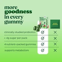 Supergreens Gummies - Strawberry Kiwi, 12 Servings