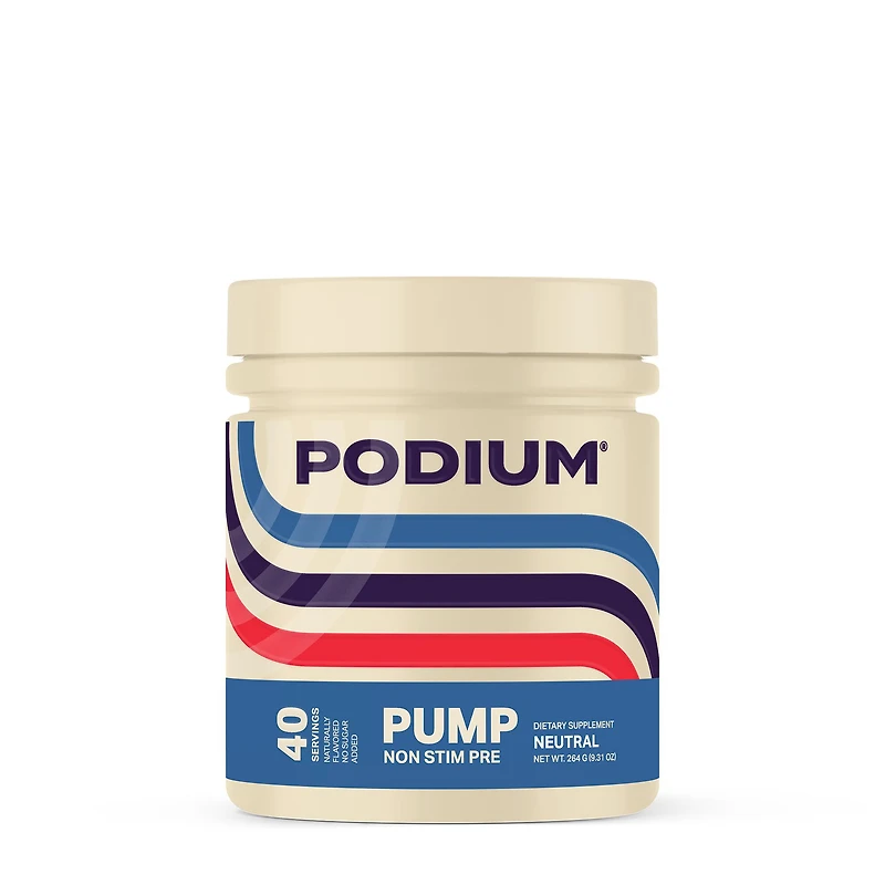 PODIUM Pump Non-Stim Pre - Neutral (40 Servings)