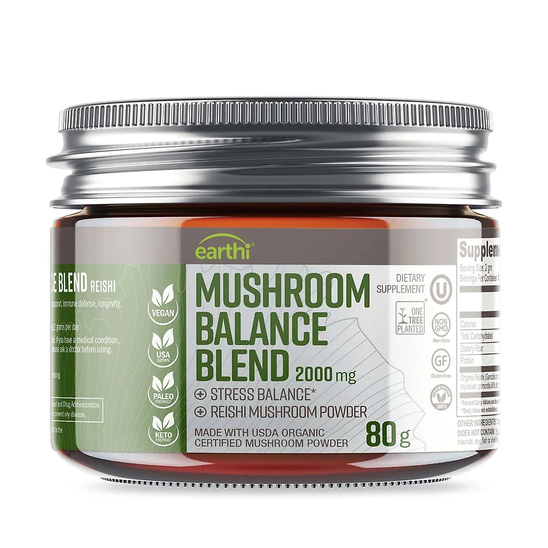 Mushroom Balance Blend 2000mg - 80g (40 Servings)