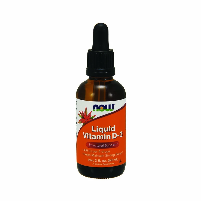 NOW Liquid Vitamin D-3 - 2 Oz. (535 Servings)