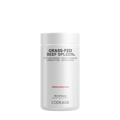 Codeage Grass-Fed Beef Spleen - 180 Capsules (60 Servings)