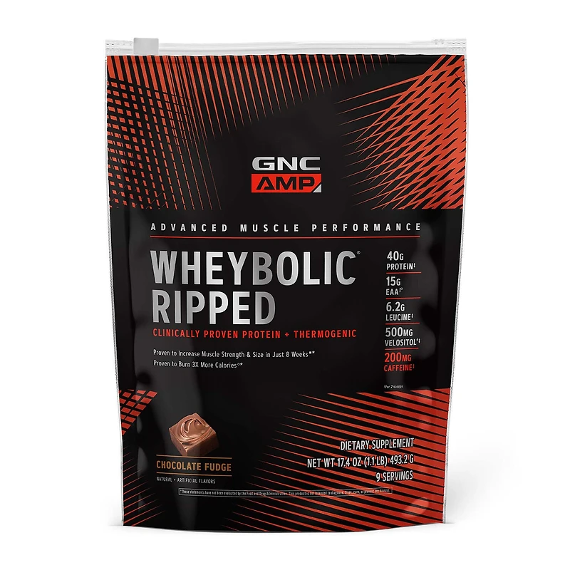 GNC Whey Proteinbolic Ripped Healthy - Chocolate Fudge (9 Servings)