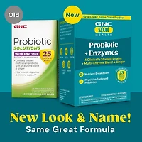 Gut Health Probiotic Plus Enzymes  25 billion CFUs - 60 Capsules (60 Servings)