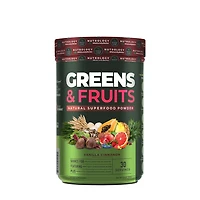 NDS Nutrition Greens & Fruits Natural Superfood Powder Vegan - Vanilla Cinnamon 11.4 Oz. (30 Servings)