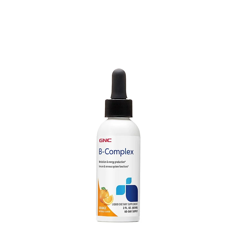 GNC B-Complex Liquid - Orange 2Fl. Oz. (60 Servings)