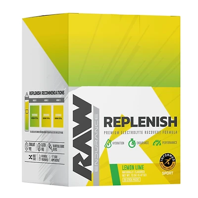 Raw Nutrition Replenish Premium Electrolyte Recovery Healthy