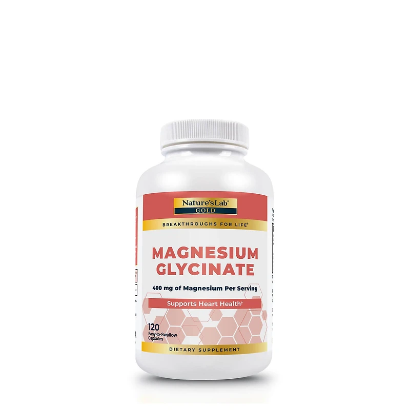 Nature's Lab Gold - Magnesium Glycinate 120 Capsules (30 Servings)