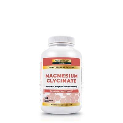 Nature's Lab Gold - Magnesium Glycinate 120 Capsules (30 Servings)