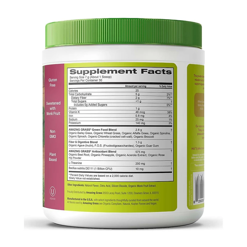 Greens Blend Mood - Passionfruit Citrus - 7.4 oz. (30 Servings)