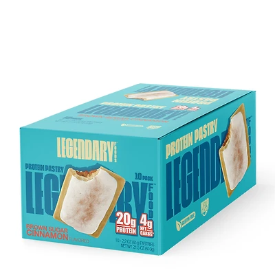 Legendary Foods Protein Pastry - Brown Sugar Cinnamon (10 Pastries)