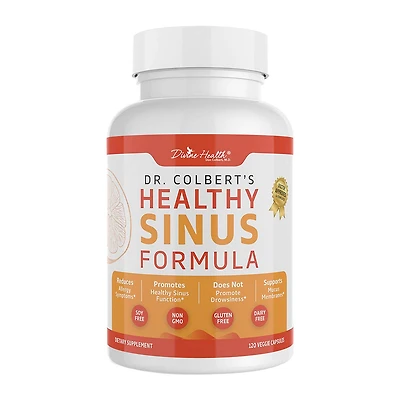 Healthy Sinus and Allergy Formula - 120 Veggie Capsules (60 Servings)