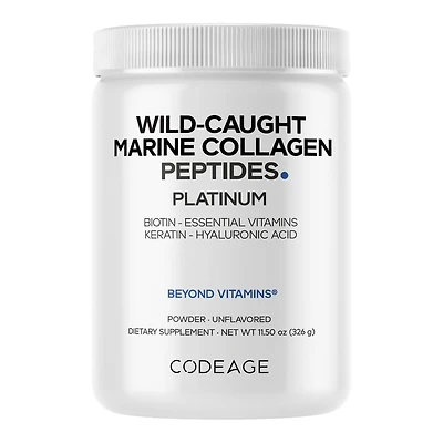 Codeage Marine Collagen Peptides Vitamin C B - Unflavored 11.50 Oz. (30 Servings)