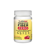 YumVs Kids Prebiotic Fiber Zero Gummies - Berry 60 (30 Servings)
