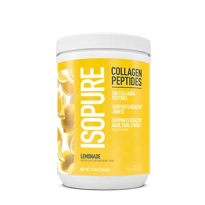 Isopure Collagen Peptides Healthy - Lemonade 12.8 Oz (14 Servings) Zero Sugar