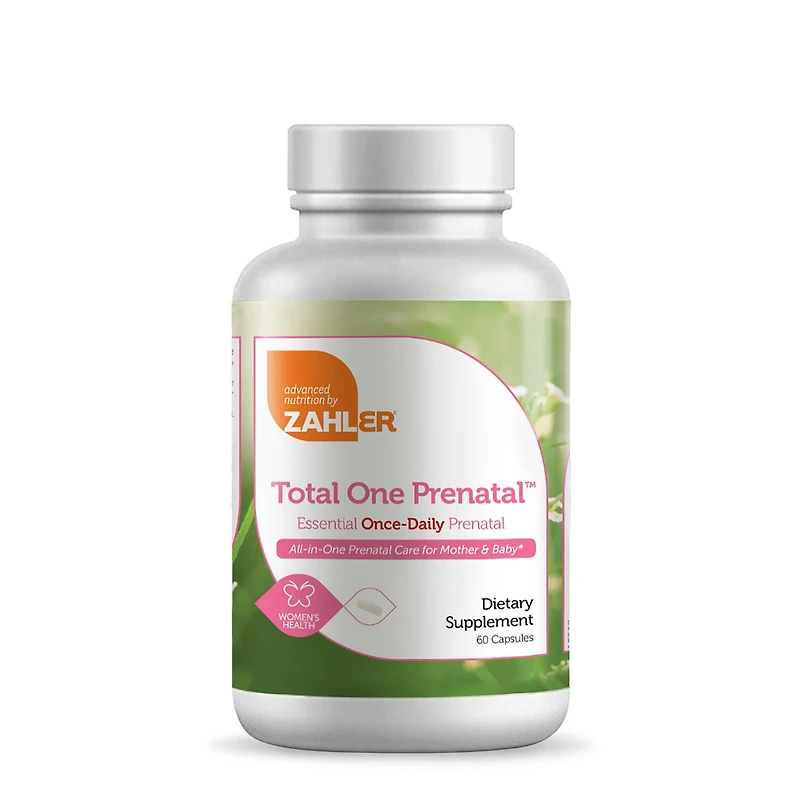 ZAHLER Total One Prenatal - 60 Capsules (60 Servings)