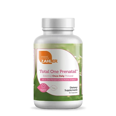 ZAHLER Total One Prenatal - 60 Capsules (60 Servings)