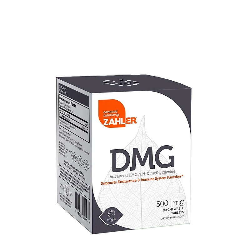 ZAHLER Dmg Dimethylglycine 500Mg - 90 Chewable Tablets (90 Servings)