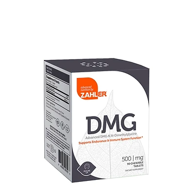 ZAHLER Dmg Dimethylglycine 500Mg - 90 Chewable Tablets (90 Servings)