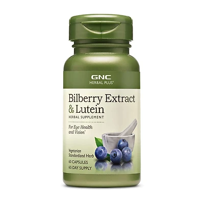 Bilberry Extract & Lutein - 60 Capsules (60 Servings)