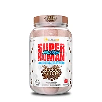 Alpha Lion Superhuman 100% Whey Protein Isolate - Cocoa Buffs Chocolate Cereal Flavor 28 Servings