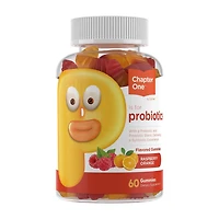 Chapter One™ P Is For Probiotics - Raspberry Orange - 60 Gummies (30 Servings)