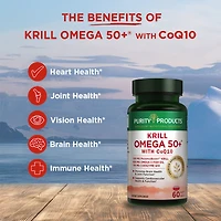 Krill Omeg50+ With Coq10 - 60 Softgels (30 Servings)