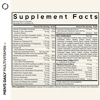 Men's Fermented Multivitamin - 120 Capsules (60 Servings)