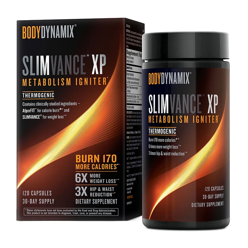BodyDynamix Slimvance Xp Metabolism Igniter Healthy - 120 Capsules (60 Servings)
