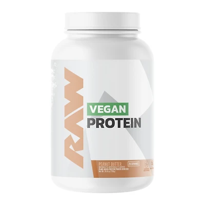 Raw Nutrition Vegan Protein - Peanut Butter (25 Servings)