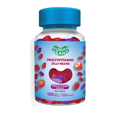 Multivitamin Jelly Beans - Berry Blast - 120 Jelly Beans (40 Servings)