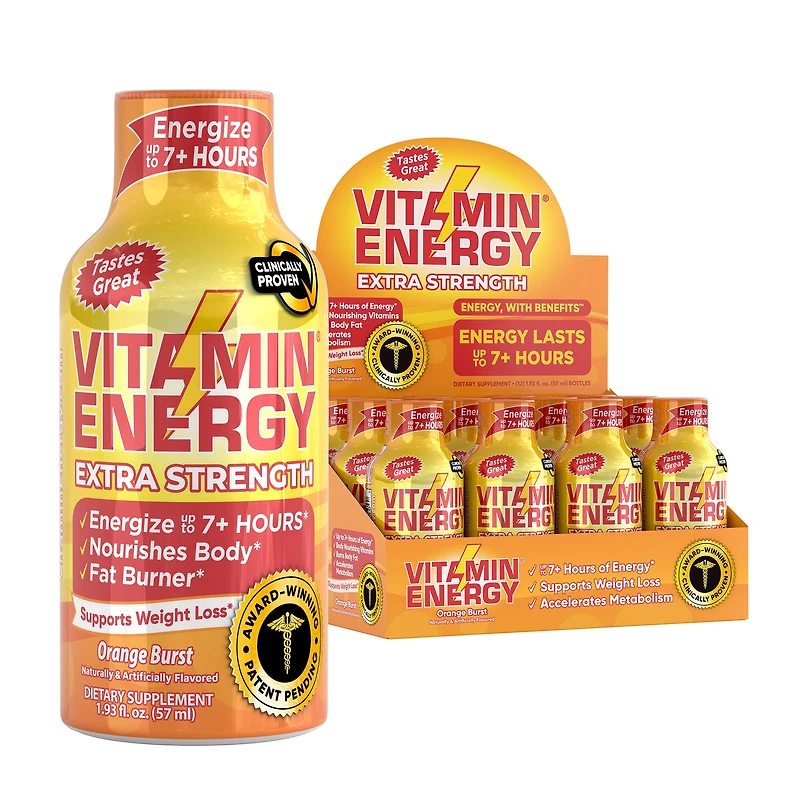 Vitamin Energy Immune+ - Tango Orange 1.93 Oz. (12 Bottles)
