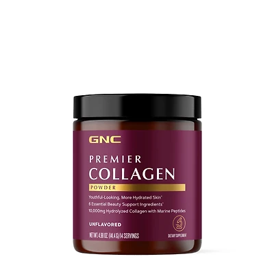 GNC Premier Collagen Powder Vitamin C - Unflavored (14 Servings)