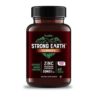 Maximum Strength Zinc Gummies - Berry - 60 Gummies (60 Servings)