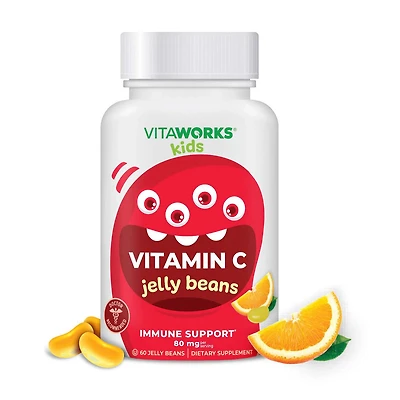Kids Vitamin C 80mg - 60 Jelly Beans (30 Servings)