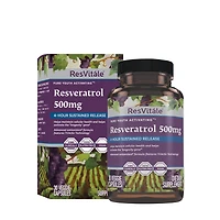 ResVitále Resveratrol 500Mg - 30 Veggie Capsules (30 Servings)