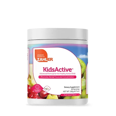 ZAHLER Kidsactive Powder Healthy - Fruit Punch 6.7 Oz. (30 Servings)